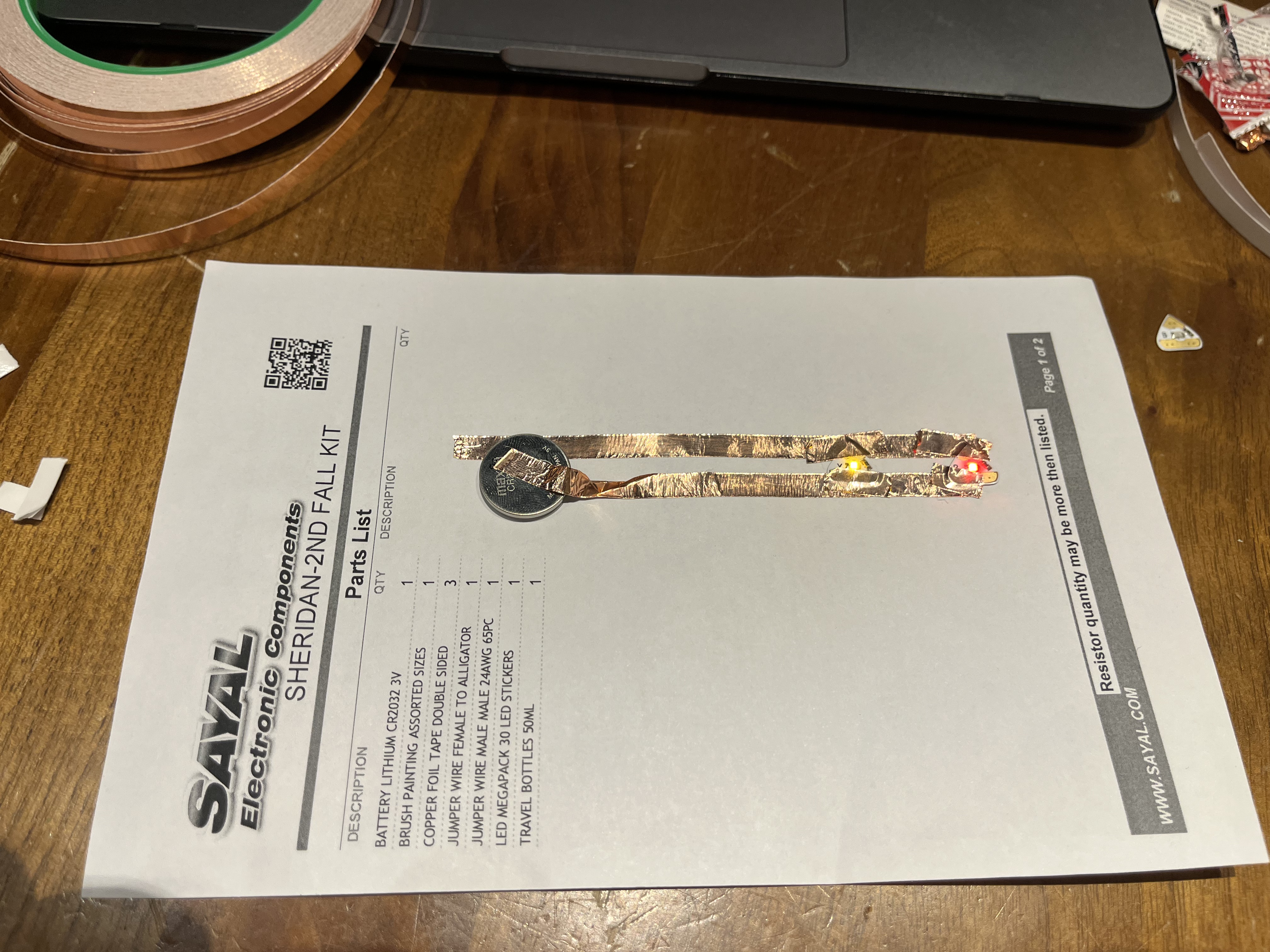 I added an additional led